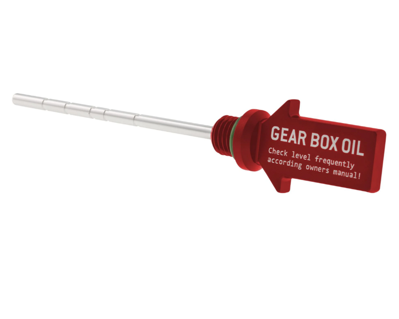 Jauge d'huile de transmission, rouge mat