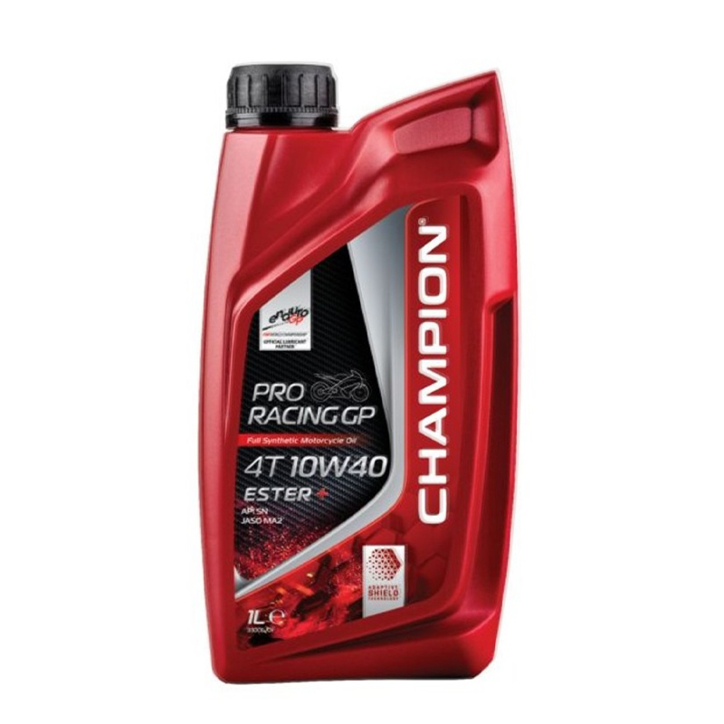 CHAMPION® Proracing GP 4T 10W-40 ESTER + huile moteur entièrement synthétique - 1 litre