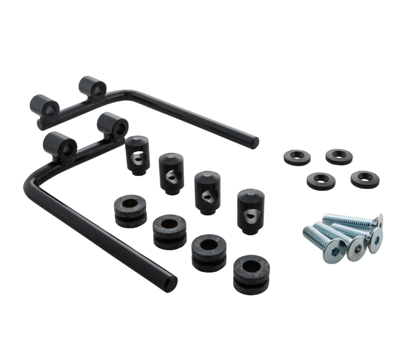 Flyscreen pour Vespa PX 80-200ccm, support noir, clair