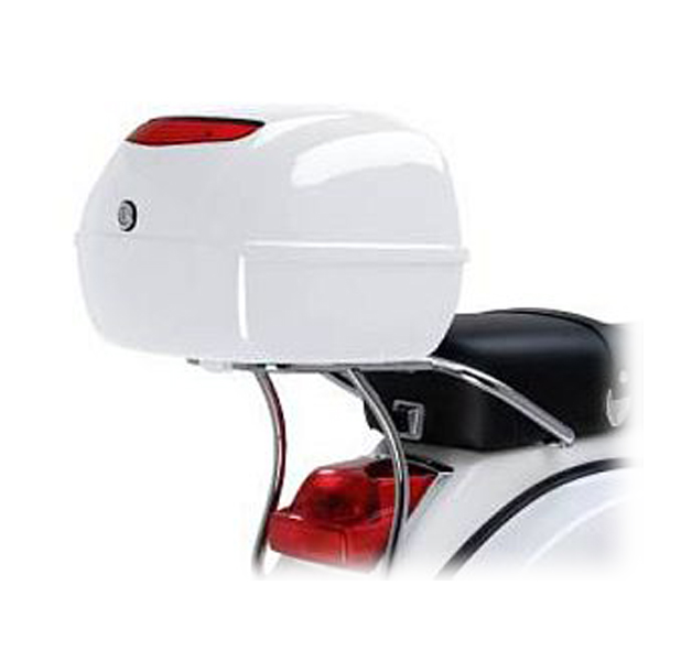 Porte-bagages Topcase original chromé pour Vespa PX