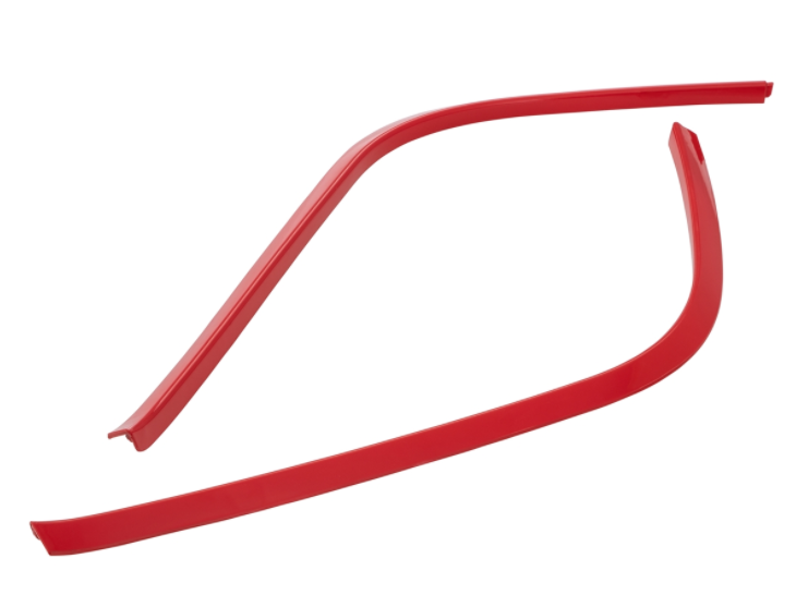 Tube mono fente marchepied rouge pour Vespa Primavera/Sprint 50-150ccm