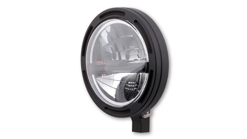 HIGHSIDER pro 5 3/4 pouces Phare Frame-R2 type 5 LED noir Fixation inférieure