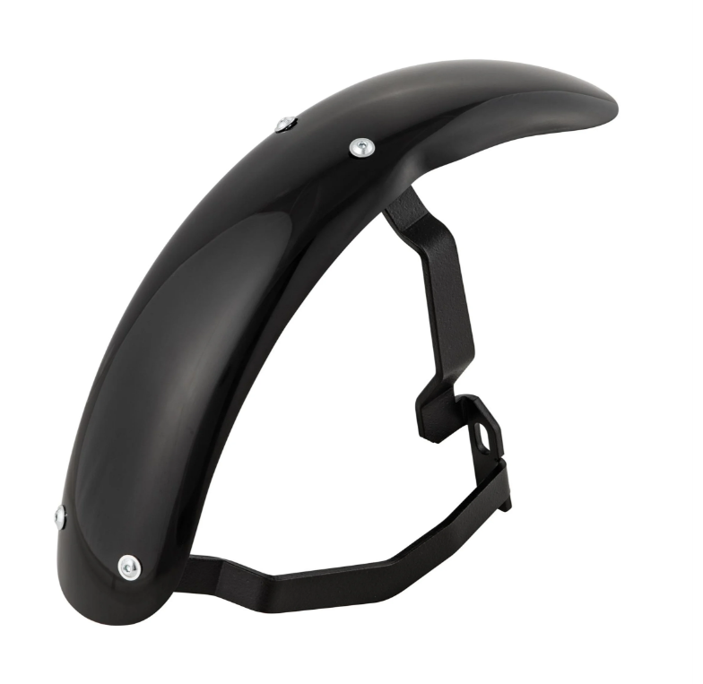 Aile 2.0 Garelli Race EVO II pour Vespa PX 80-200ccm, GFK noir, support noir