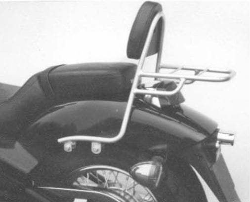 Sissybar avec porte-bagages chromé pour Honda VT 600 C (88-00) Hepco & Becker