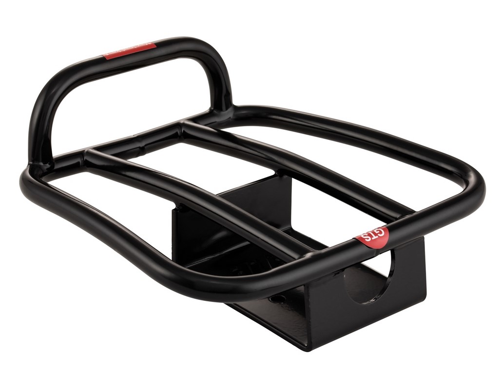 Porte-bagages arrière 70's pour Vespa GTS / GTS Super HPE 125-300 ('19-), noir brillant
