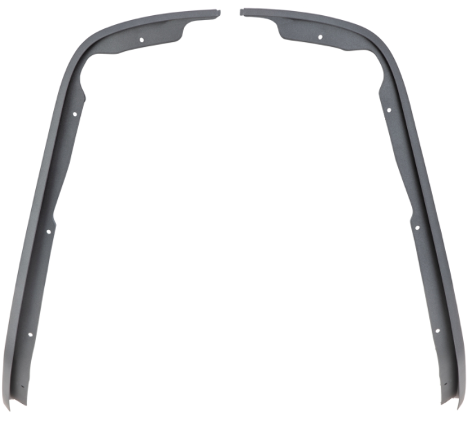 Tube mono fente jambière gris mat pour Vespa Primavera/Sprint 50-150ccm