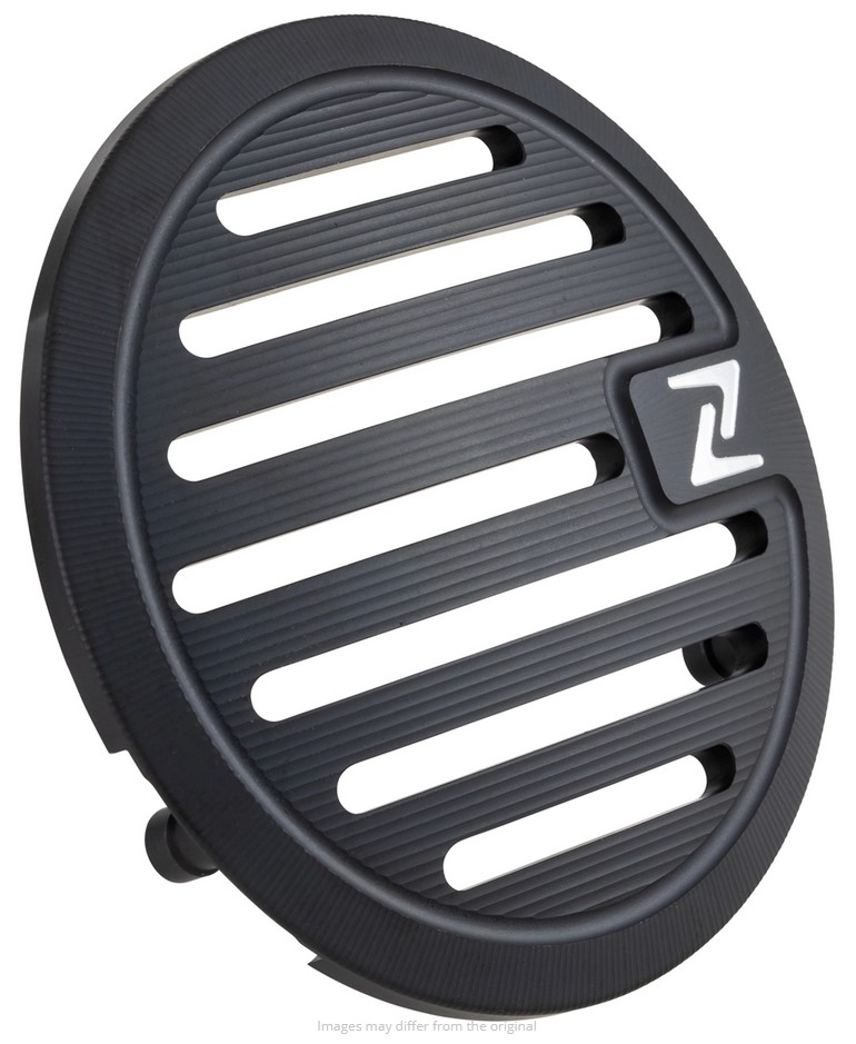 Cache couvercle vario LEADER "Vintage" pour Vespa, noir mat