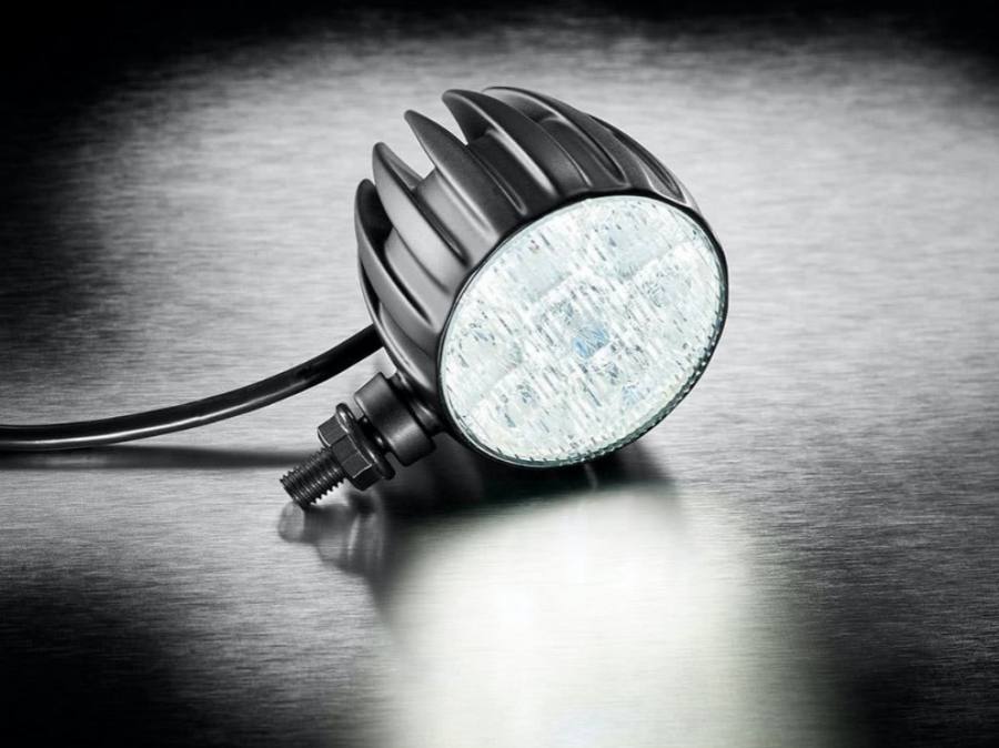 Kellermann Feu diurne avec feu de position, Dayron, aluminium, LED, VR/VL, 12 V, noir mat