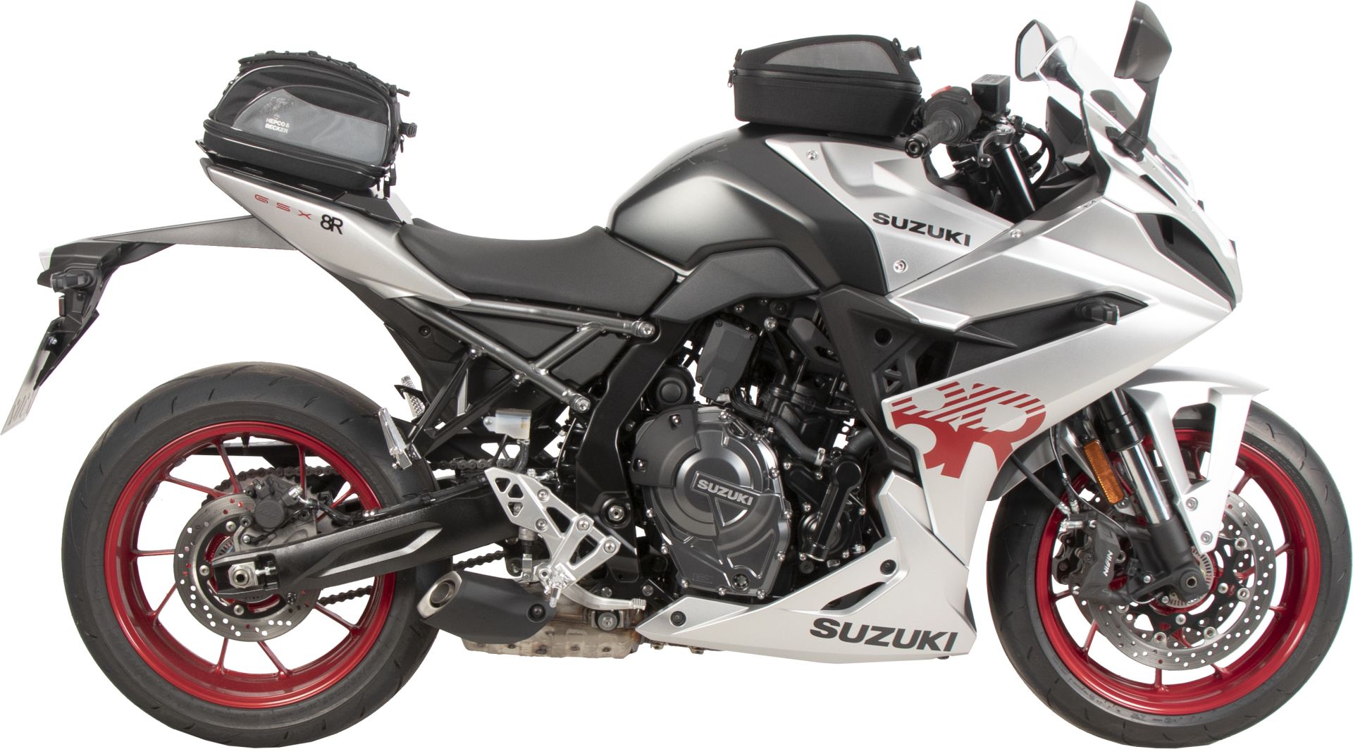 Sportrack noir pour Suzuki GSX-8R (24- ) Hepco & Becker