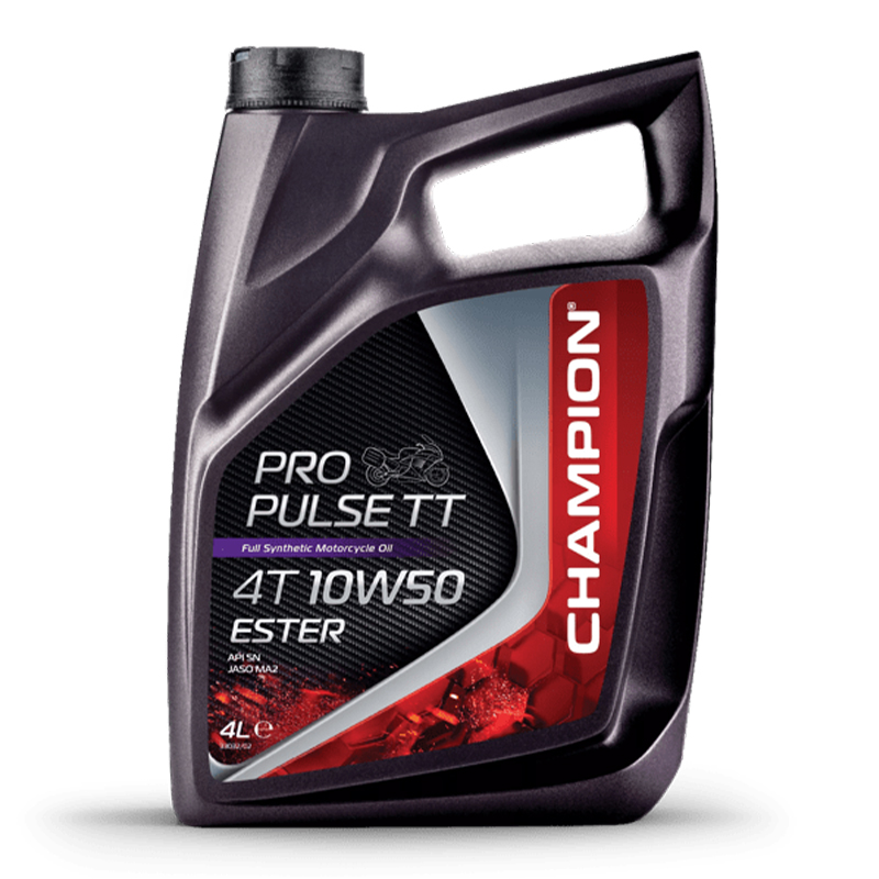 CHAMPION® Pro Pulse TT 4T 10W-50 Huile moteur à l'ester - 4 litres