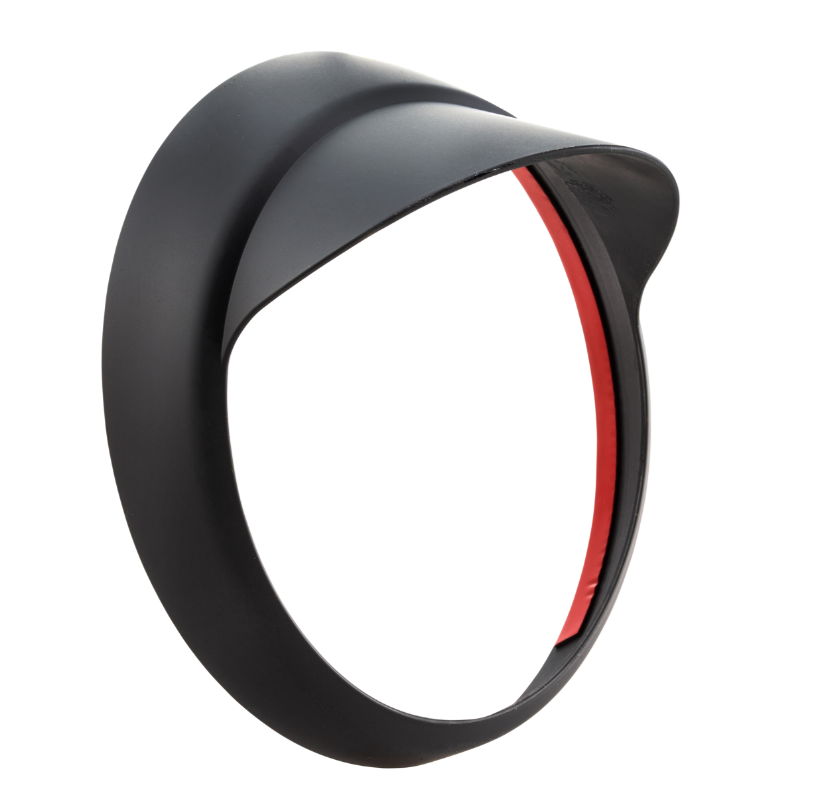 Anneau de lampe avec abat-jour pour Vespa LX 50-150ccm, noir mat