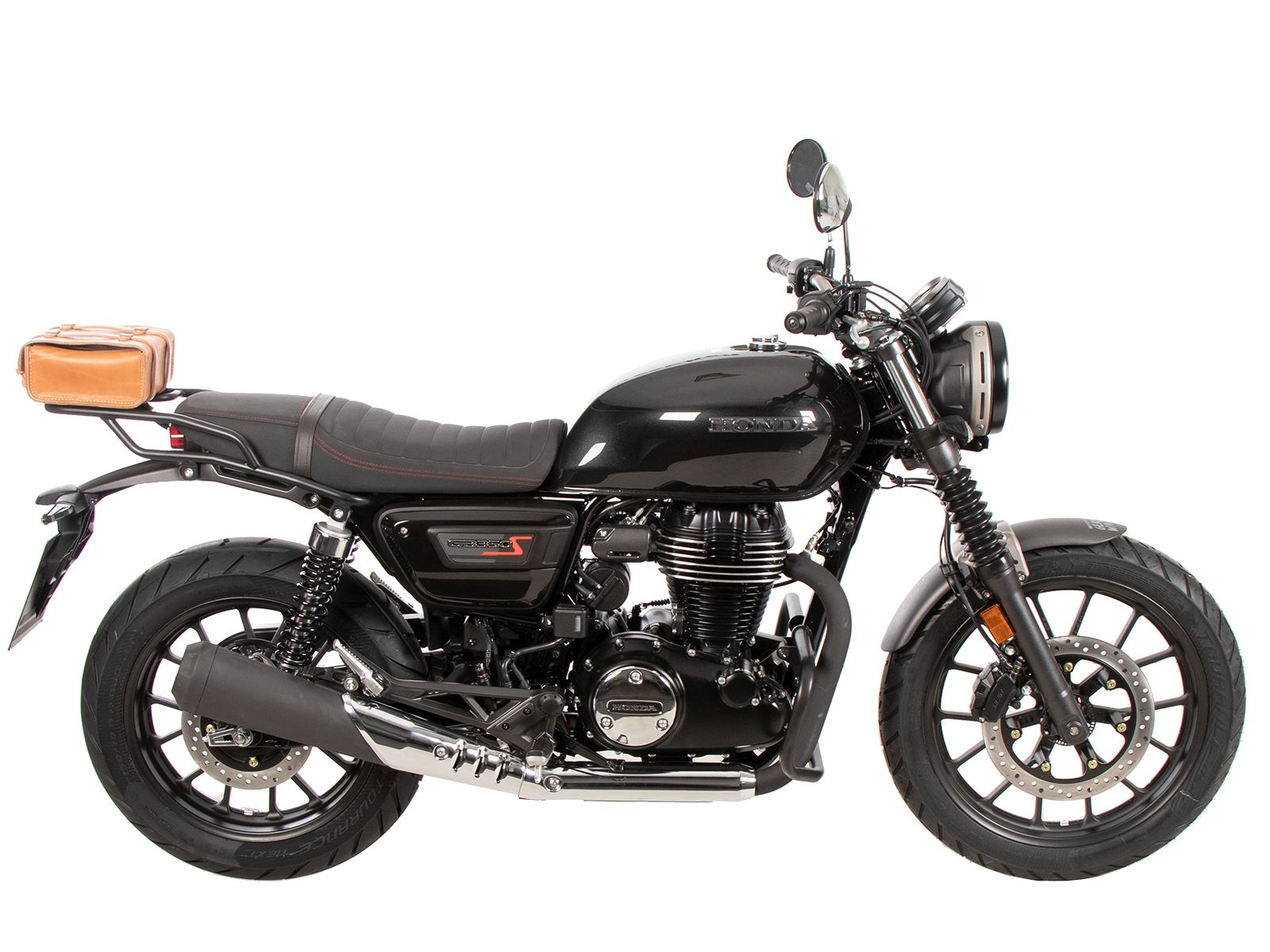 Porte-bagages tubulaire noir pour Honda GB 350 S (25-) Hepco & Becker