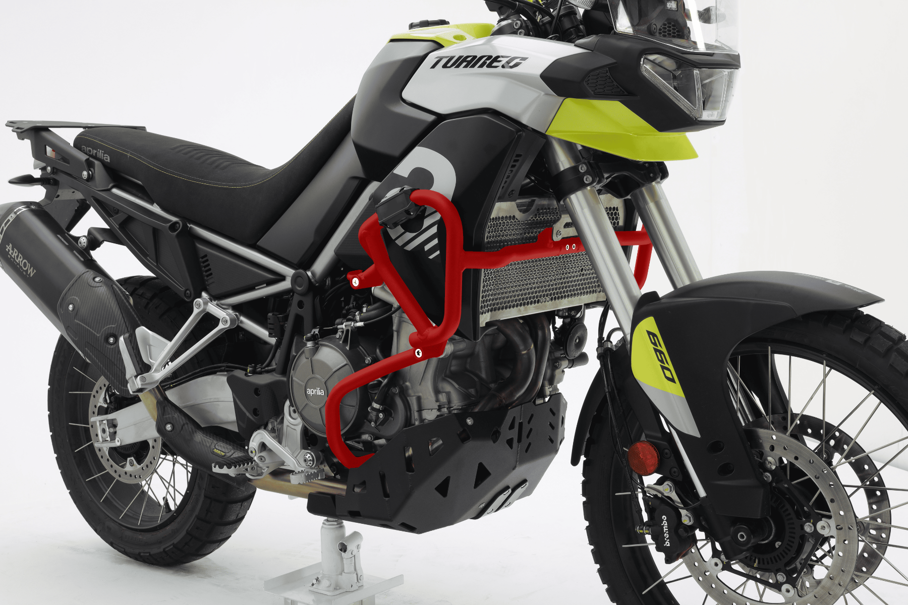 Arceau de sécurité rouge pour Aprilia Tuareg 660