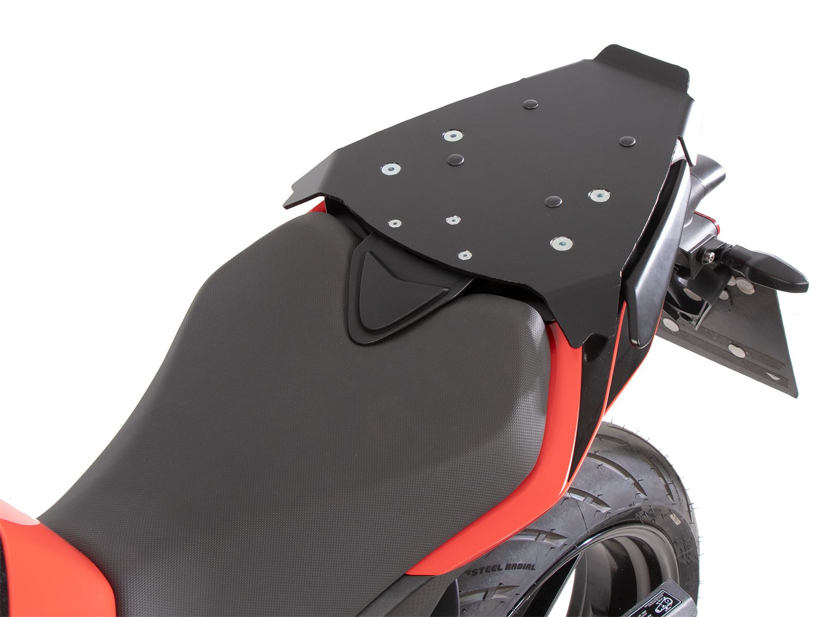 Rack sport vissé noir pour Aprilia Tuono 457 (25- ) Hepco & Becker