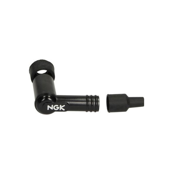 Cosse de bougie d'allumage NGK, LB05F, noire, angle 90°, pour filetage de raccordement
