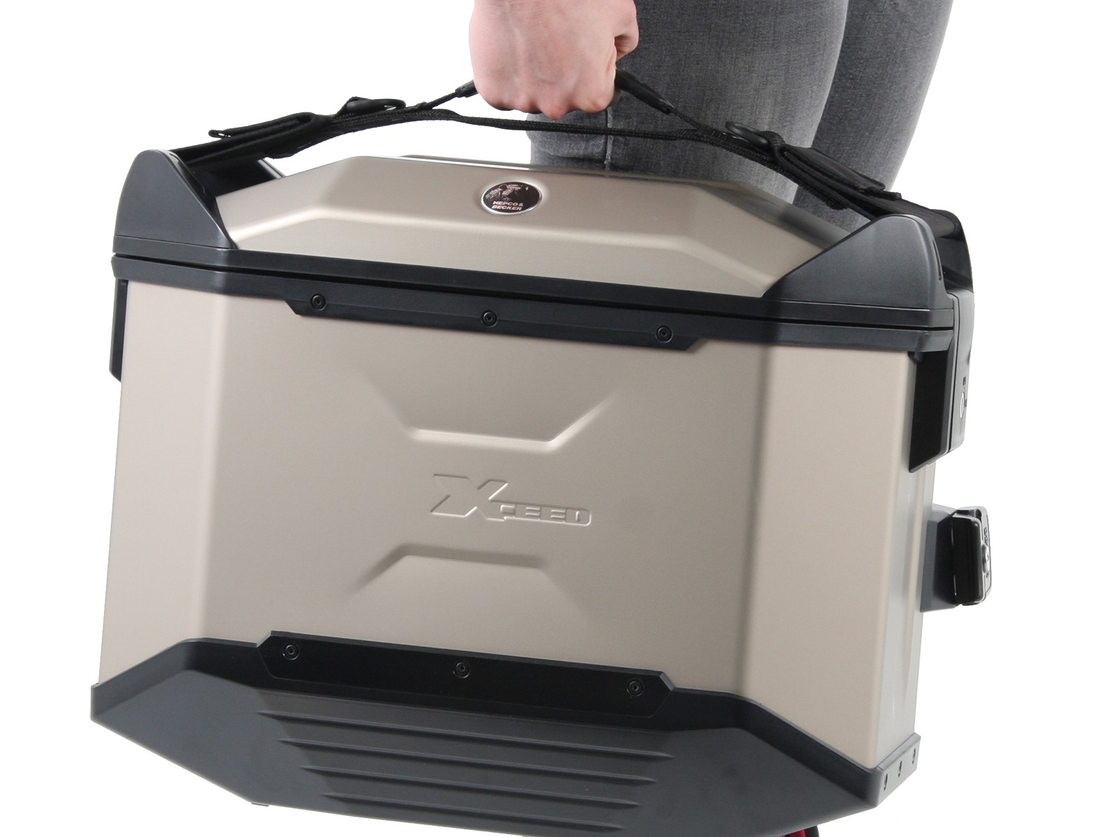 Poignée de transport pour valises latérales Xceed Hepco & Becker