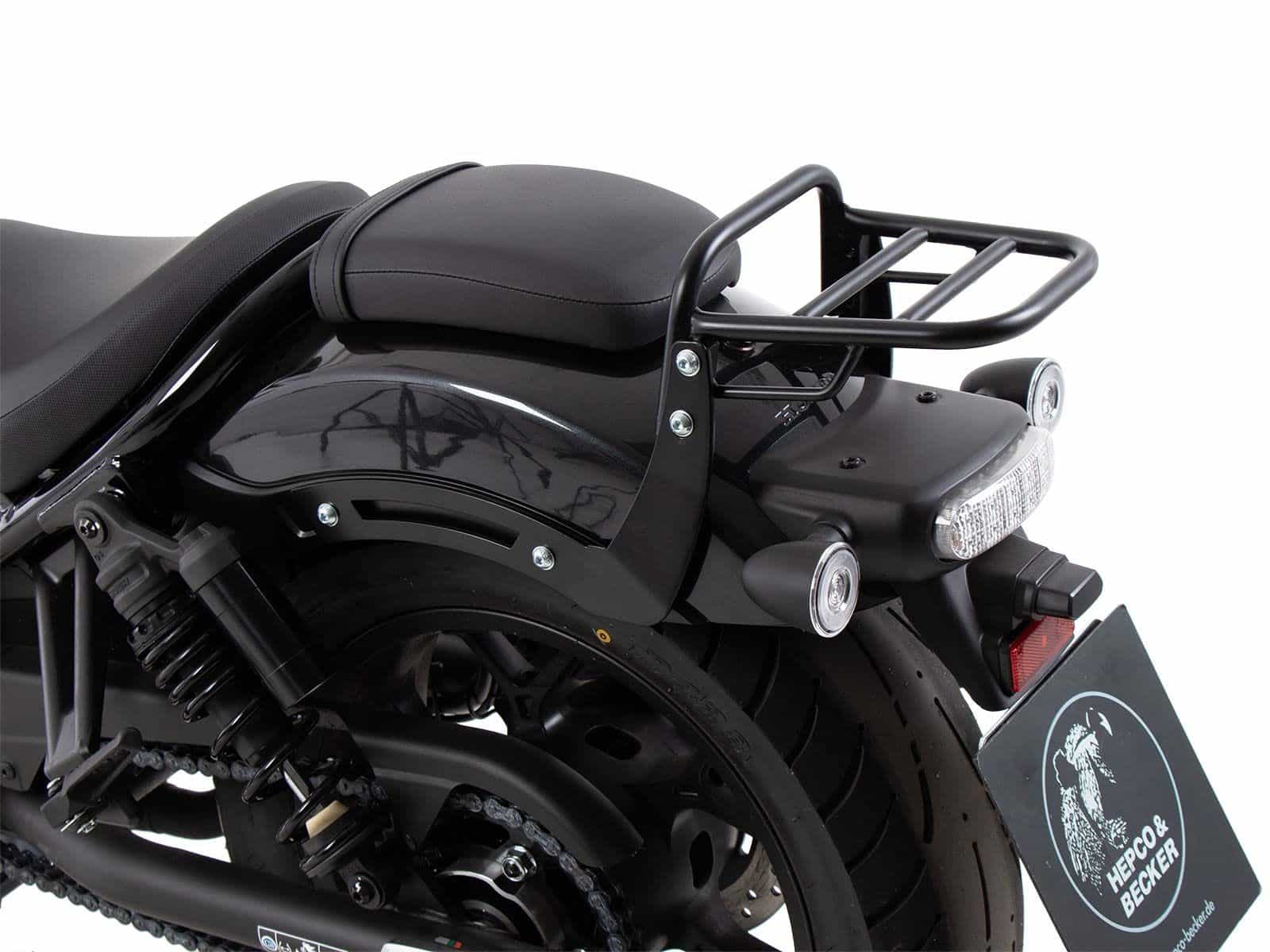 Porte-bagages tubulaire noir pour Honda CMX 1100 Rebel /DCT (21-24) Hepco & Becker