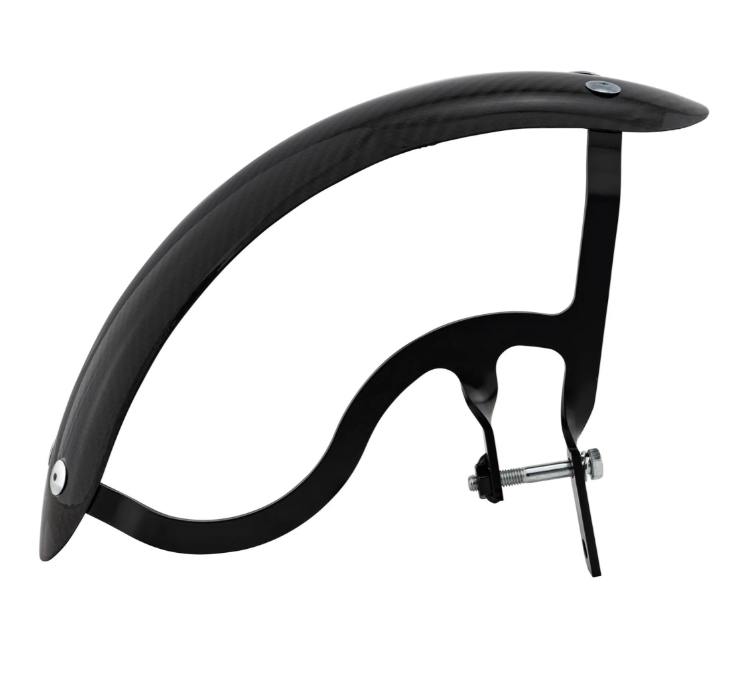 Aile Garelli Race EVO II pour Vespa PX 80-200ccm, carbone, support noir