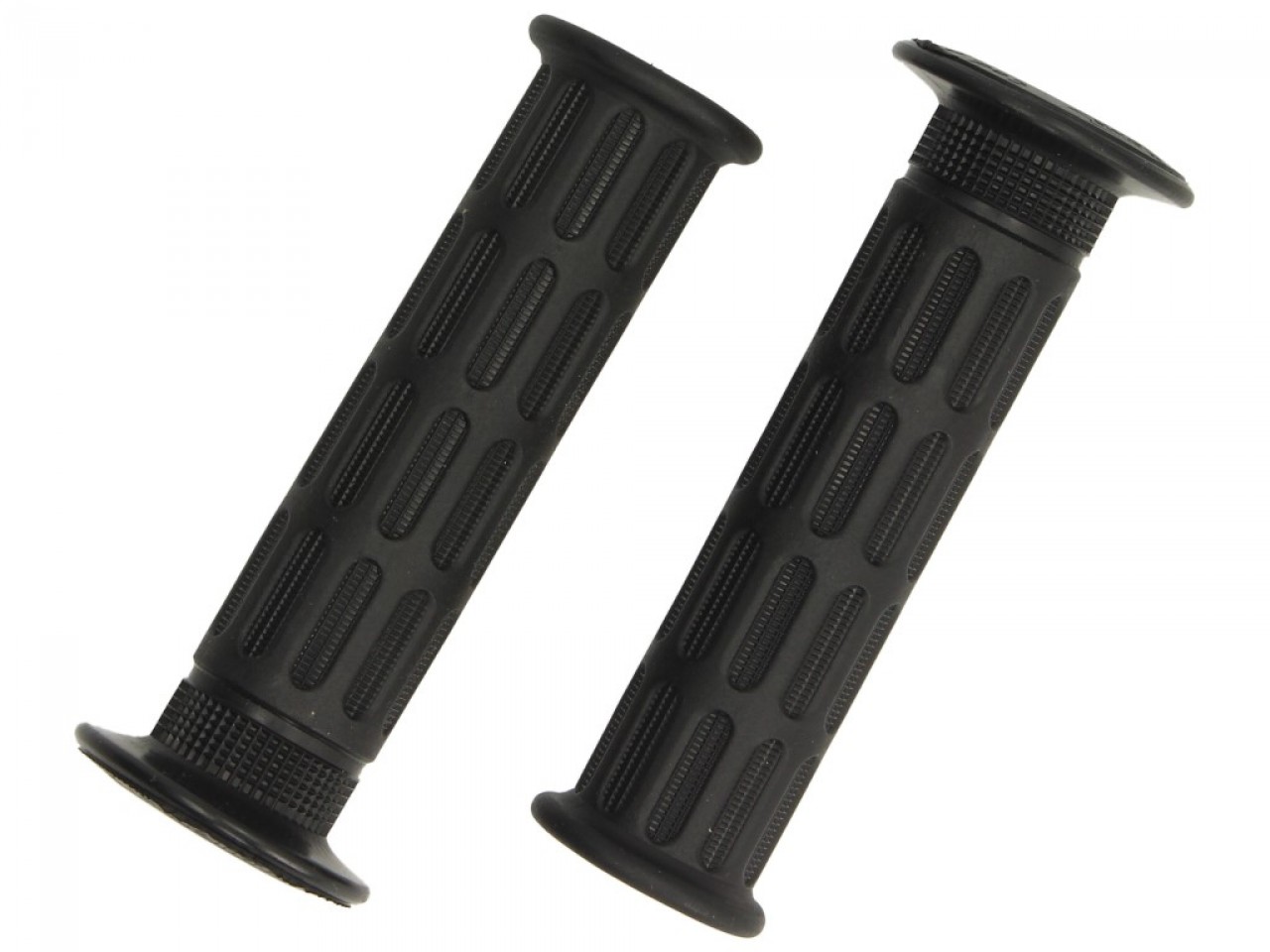 ariete Jeu de poignées en caoutchouc ouvert, longueur : 125 mm, noir, Super Soft