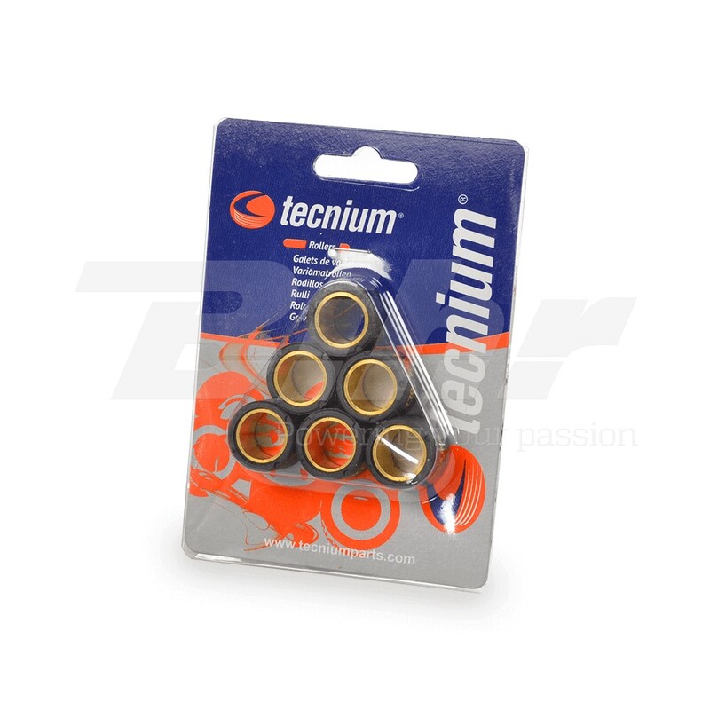 Jeu de roulettes vario Tecnium 25x22,2mm 20gr - 6 pièces