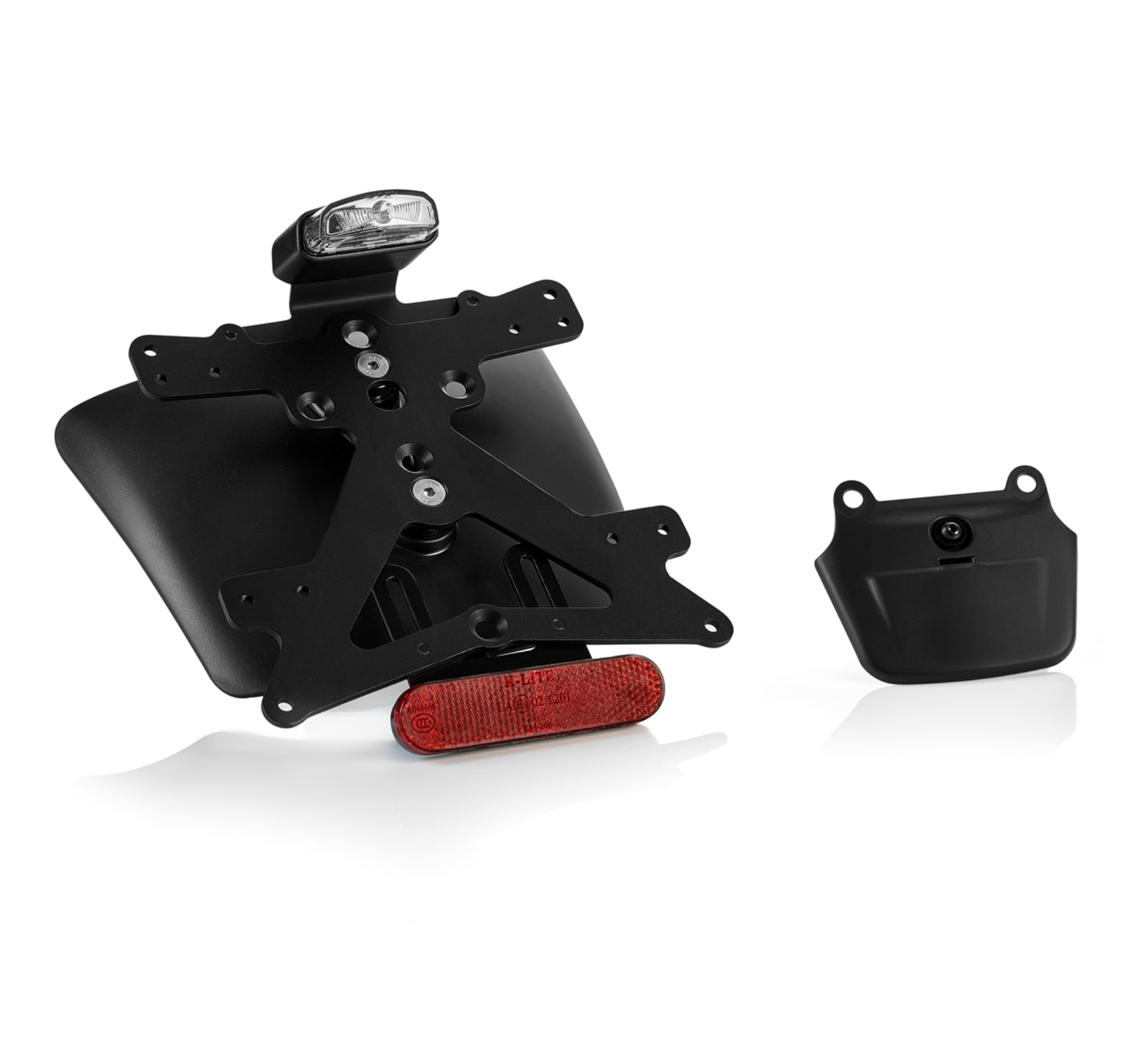 Support de plaque d'immatriculation feu arrière RIZOMA pour Vespa GTS/GTS Super/GTV/GT 60/GT L 125-300ccm 4T LC