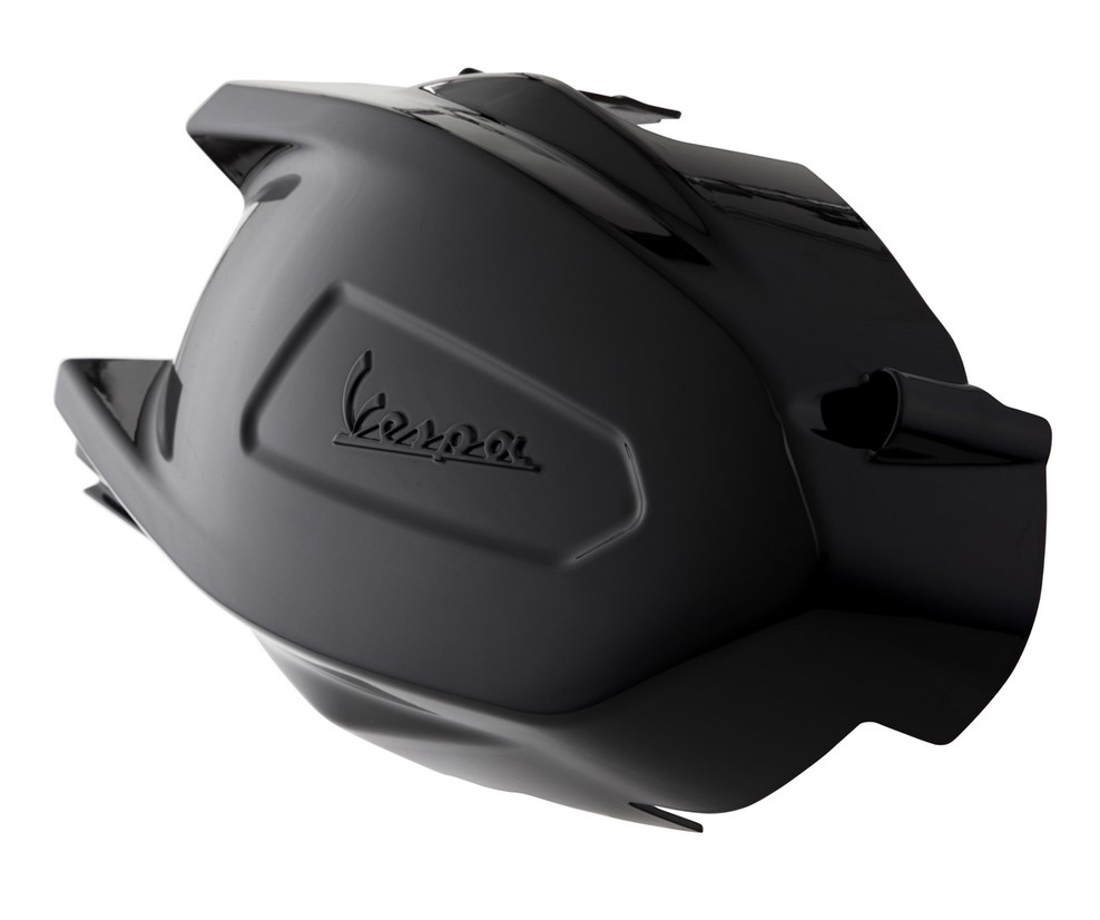 Couvercle de vario pour Vespa GTS/GTS Super/GTV HPE 300 ('19-), noir brillant