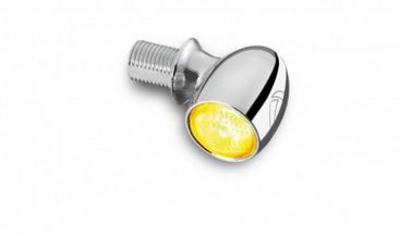 Kellermann Clignotant, Atto, aluminium, LED, V/H, L/R 12 V, chrome brillant, M5x0,5x6,5