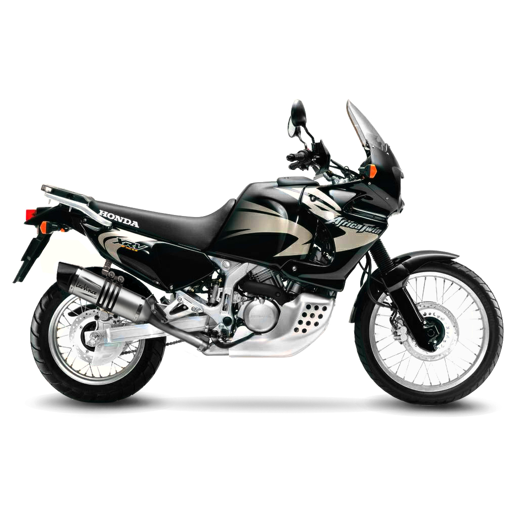 LeoVince Système d?èchappement SBK LV One Evo 2, acier inoxydable, Slip On pour Honda XVR 750 Africa Twin (Bj.95-05)