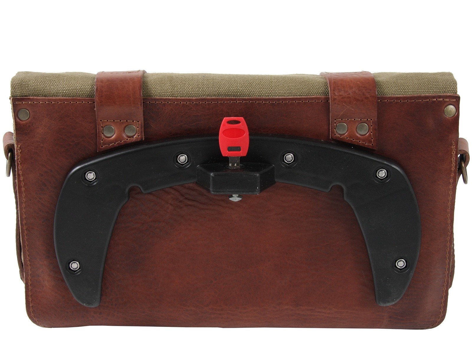 Sacoche de coursier LEGACY M verte pour les porteurs C-Bow Hepco & Becker