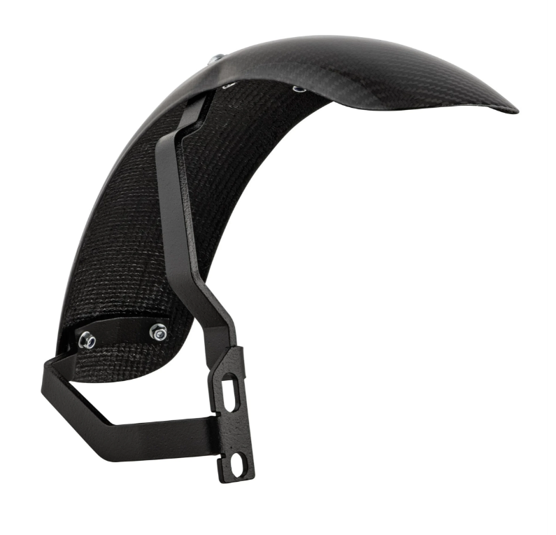 Aile 2.0 Garelli Race EVO II pour Vespa PX 80-200ccm, carbone clair, support noir