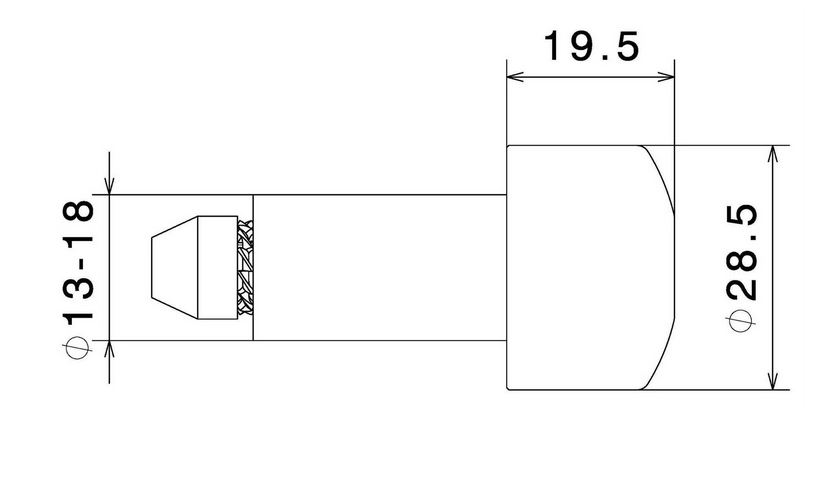 Poids de guidon RIZOMA gauche & droite pour Vespa, argent anodisé