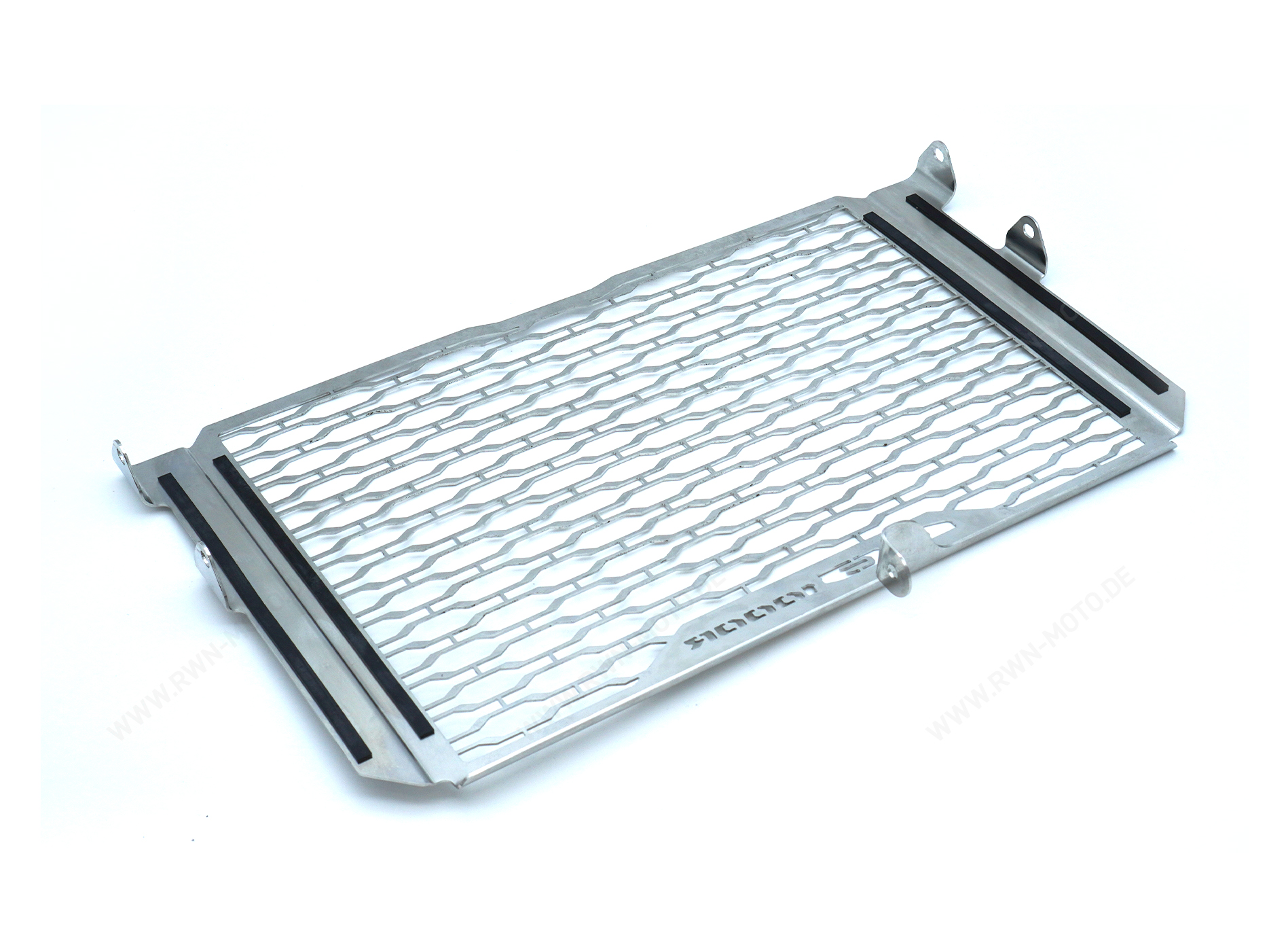 Carénage de radiateur (argent) en acier inoxydable avec logo CB pour Honda CB1000R 2021-