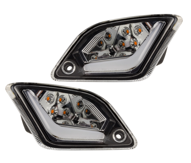 Kit clignotants avant & arrière pour Vespa GTS/GTS Super/GTV 125-300ccm ('14-), clair