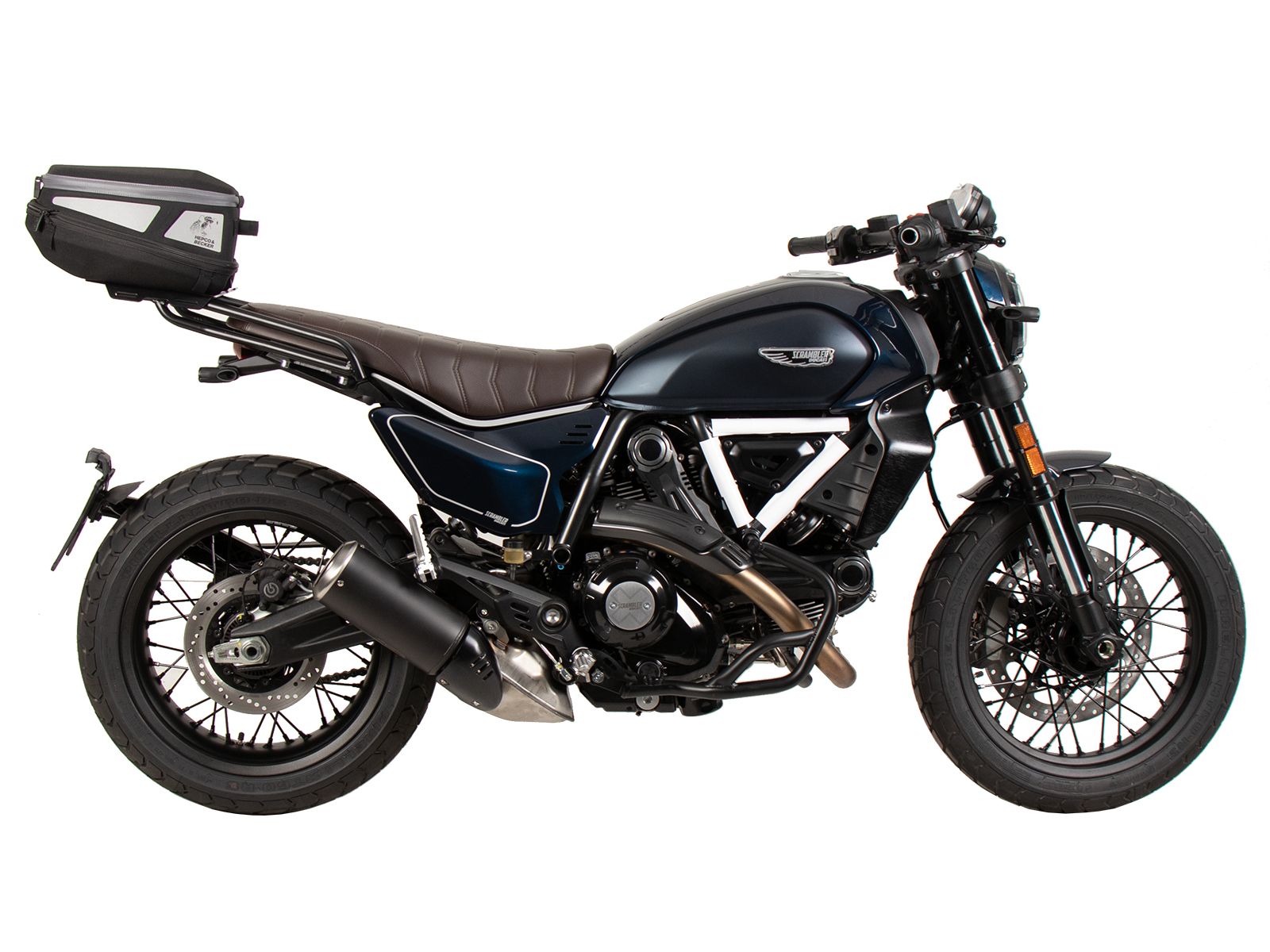 Porte-bagages arrière Smartrack noir pour Ducati Scrambler 800 Nightshift /Full Throttle (23-) Hepco & Becker