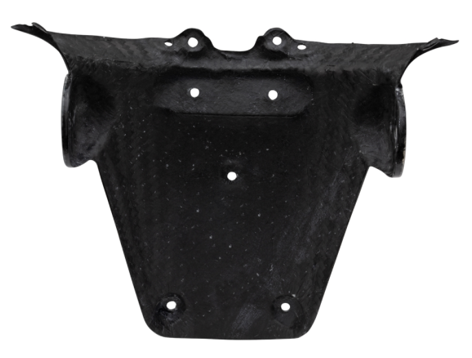 Support de plaque d'immatriculation pour Vespa Primavera/Sprint 50-150ccm, carbone