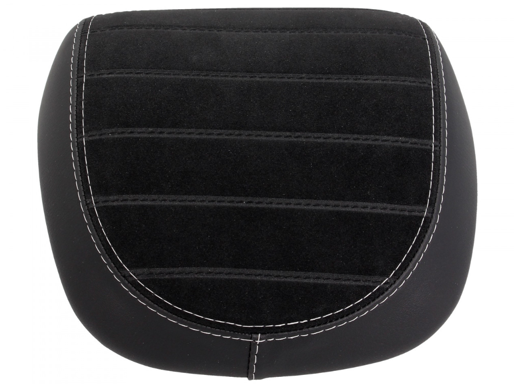 Dossier Vespa Primavera / Sprint, noir avec coutures blanches