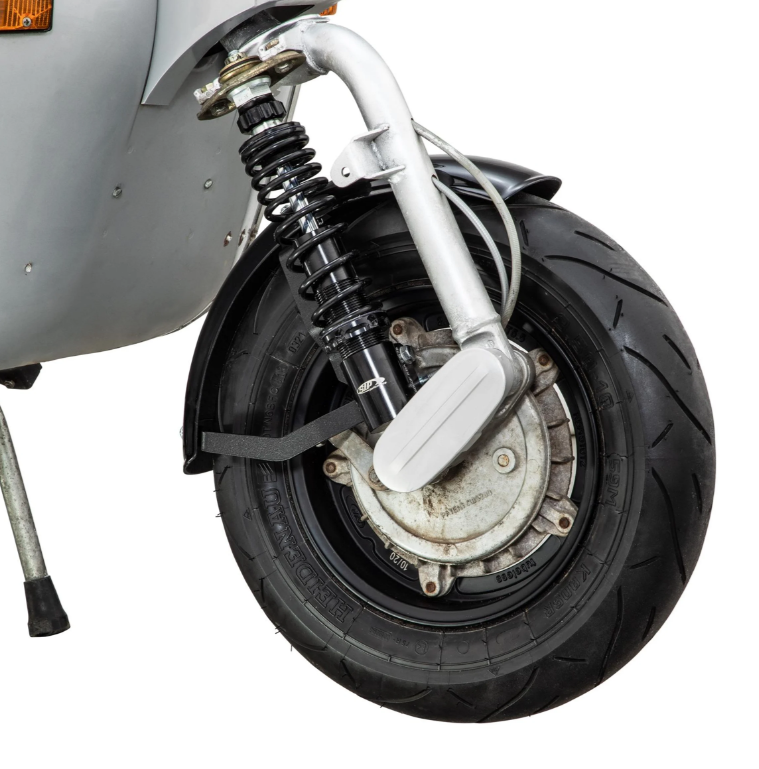 Aile 2.0 Garelli EVO II pour Vespa PX 80-200ccm, GFK noir, support noir