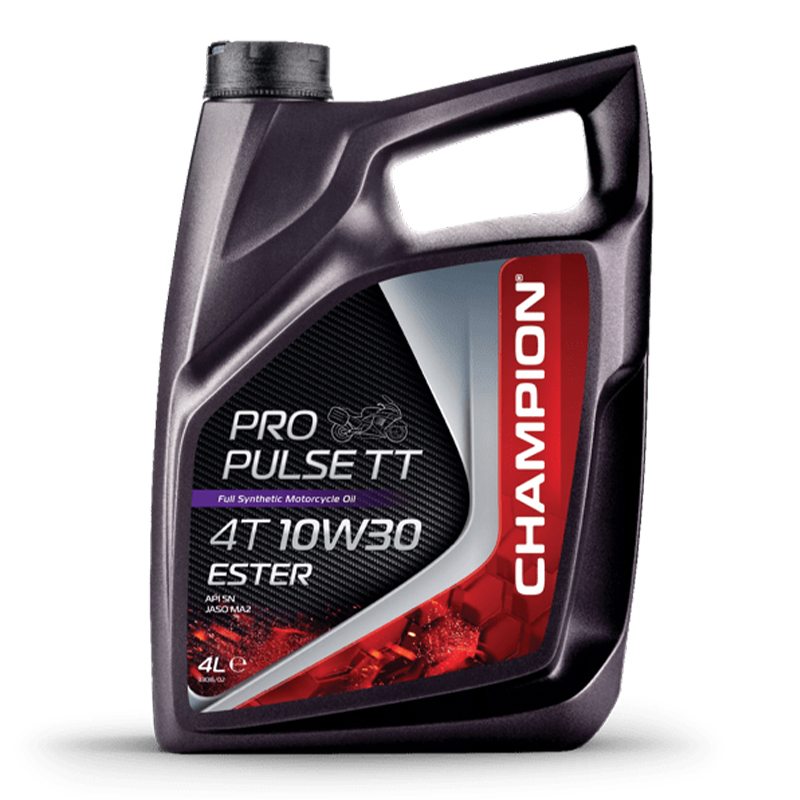 CHAMPION® Pro Pulse TT 4T 10W-30 Huile moteur à l'ester - 4 litres