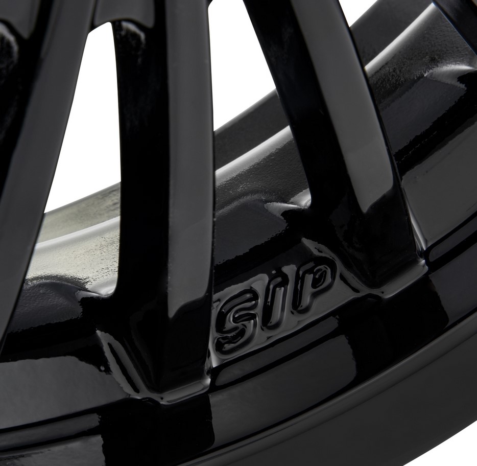 Jante avant/arrière pour Vespa GTS/GTS Super/GTV/GT 60/GT/GT L 125-300ccm, noir brillant