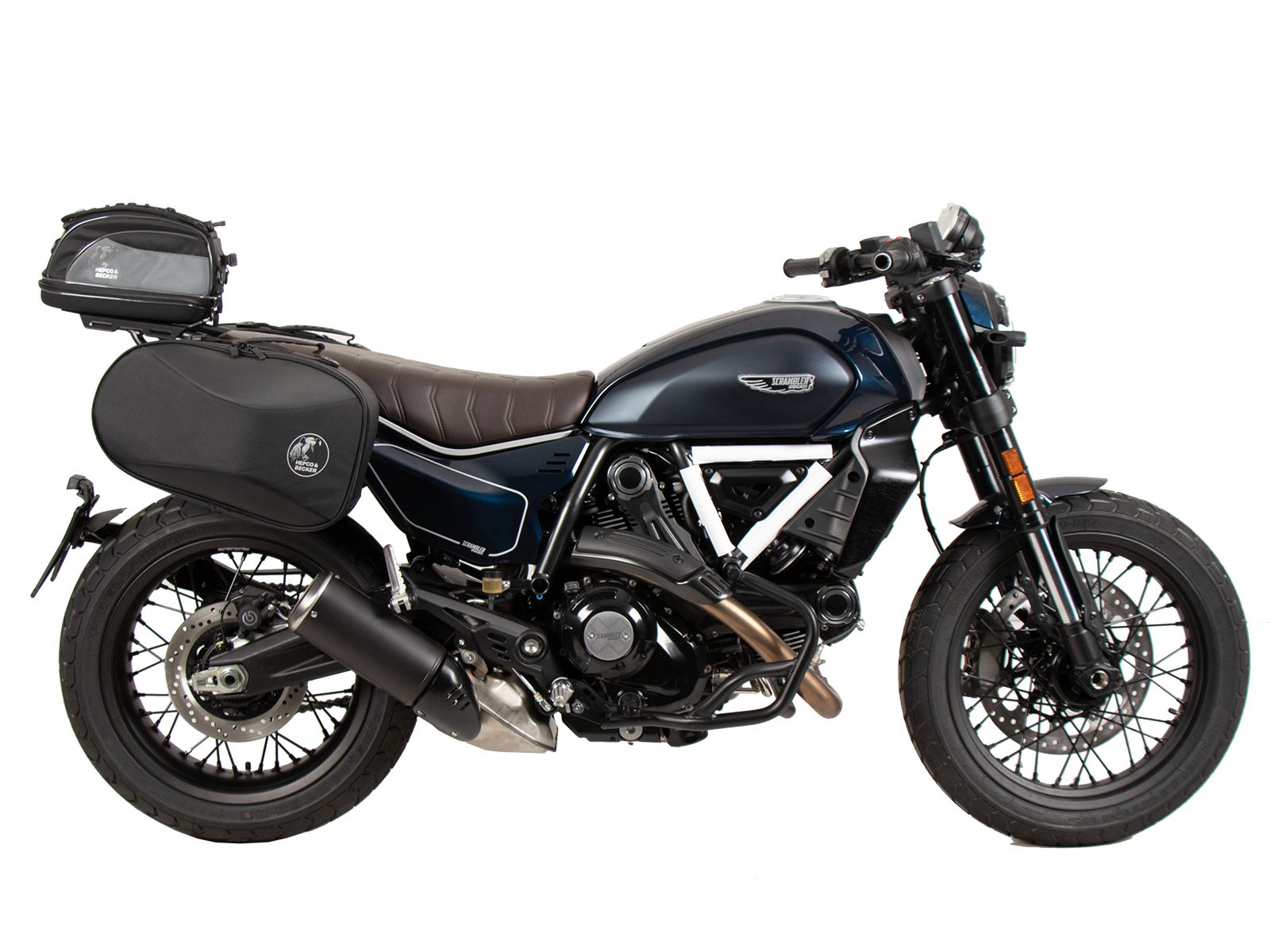Porte-bagages arrière Smartrack noir pour Ducati Scrambler 800 Nightshift /Full Throttle (23-) Hepco & Becker
