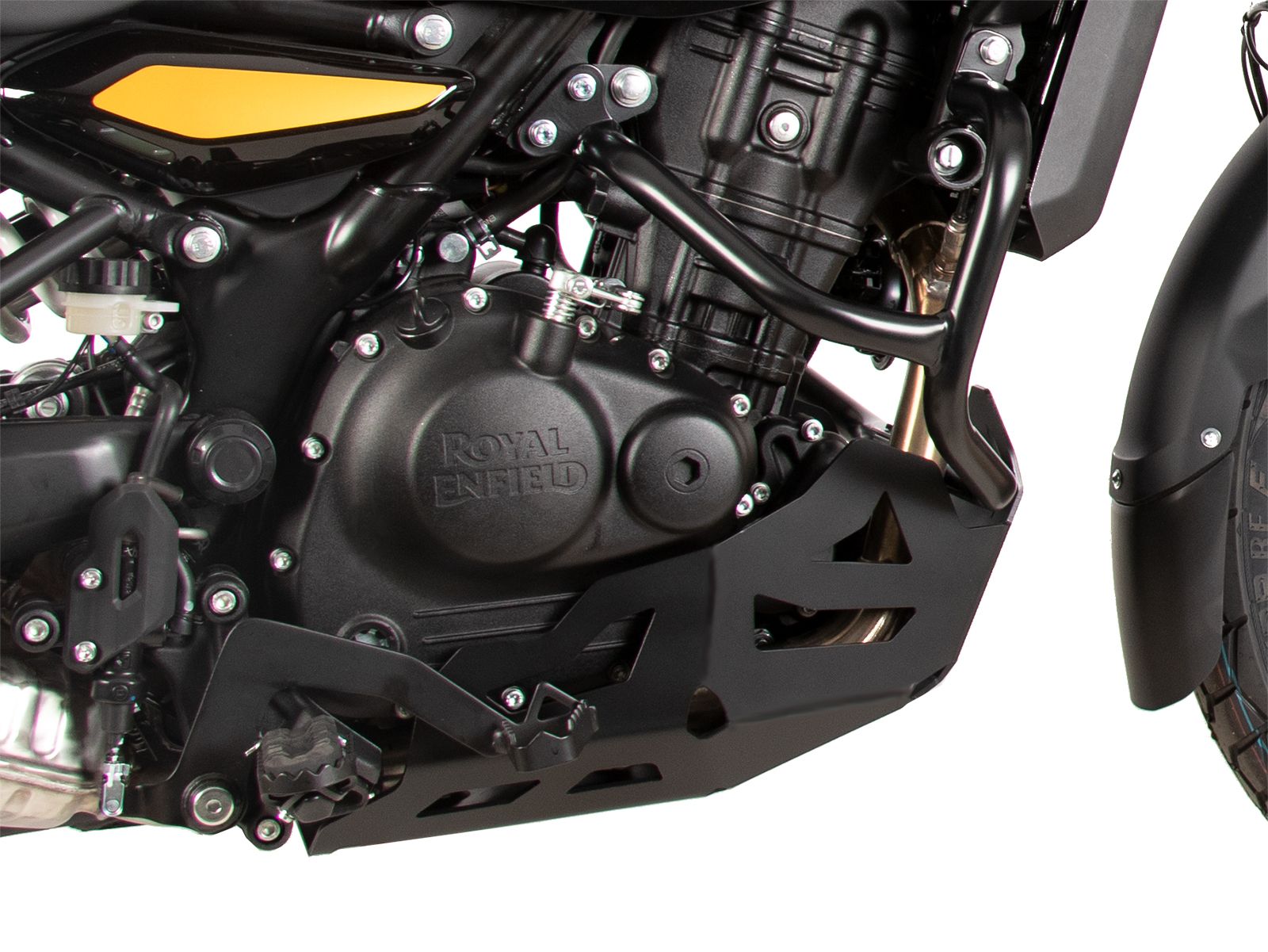 Plaque de protection moteur noire pour Royal Enfield Himalayan 450 (24-)