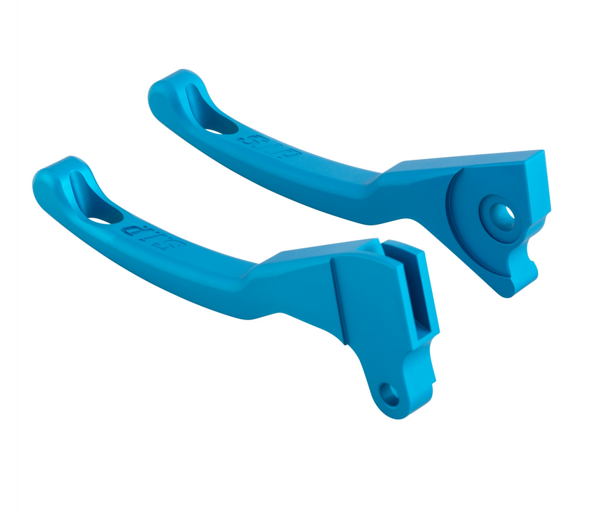 Kit levier de frein sport Shorty pour Vespa LX /LXV /S /Primavera /Sprint 50-150ccm, bleu mat