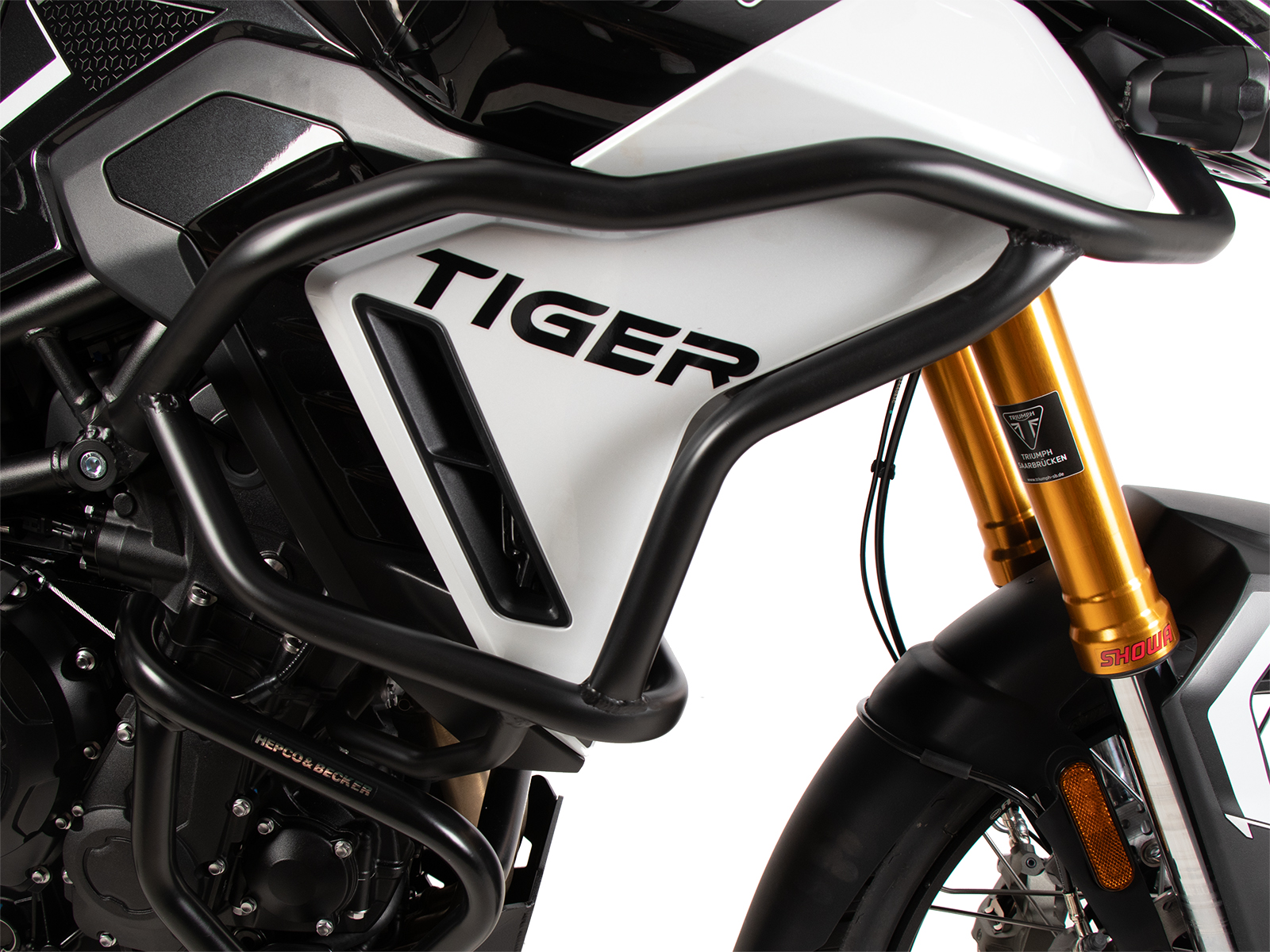 Arceau de protection du réservoir "Solid" noir pour Triumph Tiger 900 GT / Pro (24-) Hepco & Becker