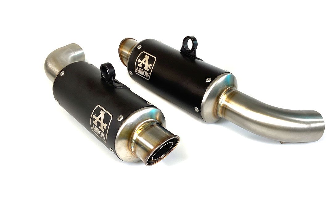 ARROW pot d'échappement DARK GP2 pour Ducati Hypermotard 950 (19-)