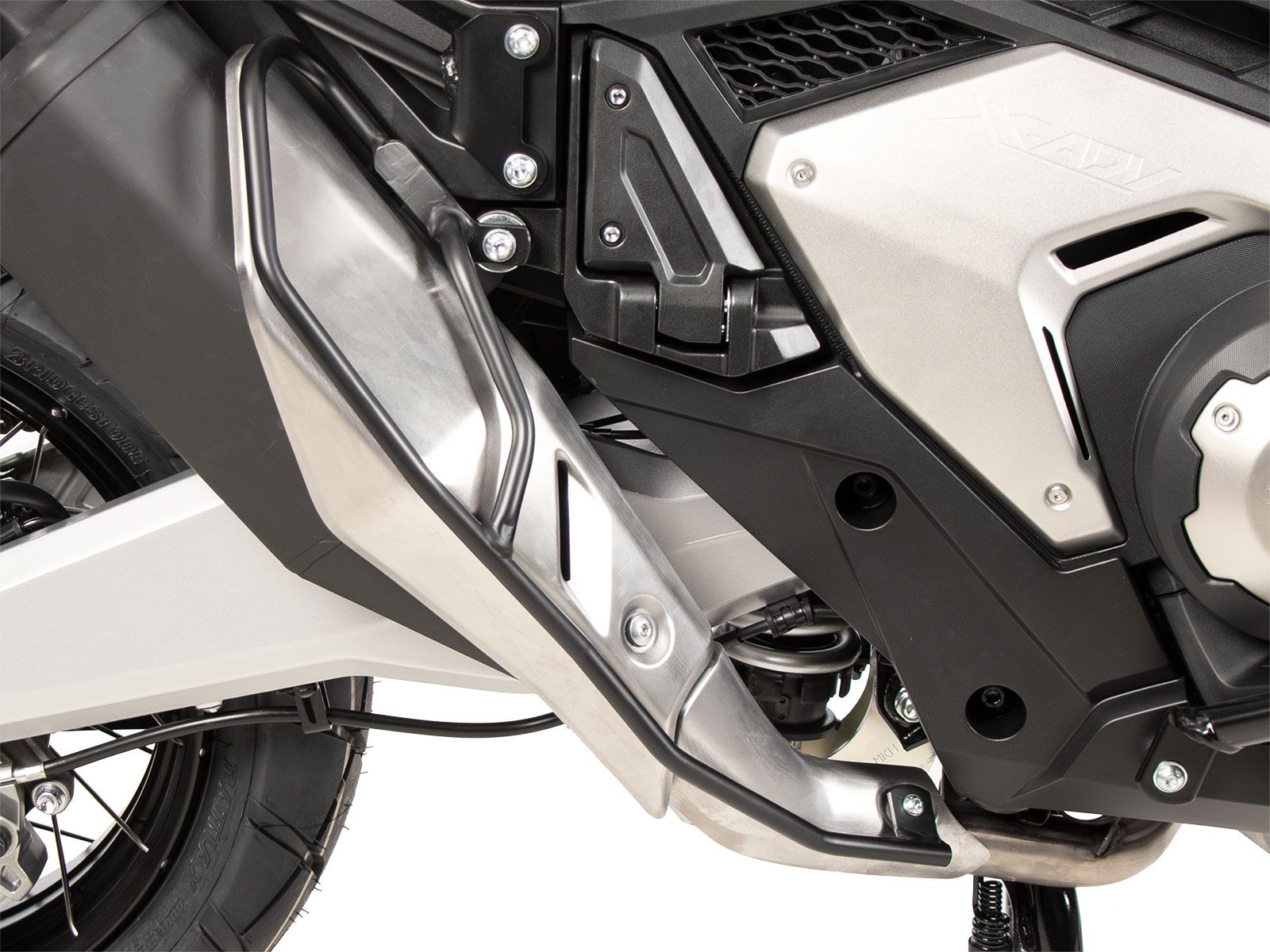 Arceau de protection pour pot d'échappement noir pour Honda X-ADV (25- ) Hepco & Becker