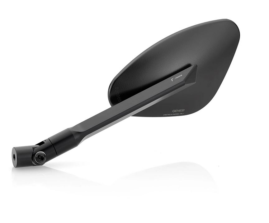 Rétroviseur RIZOMA Genesi gauche pour Vespa, noir anodisé