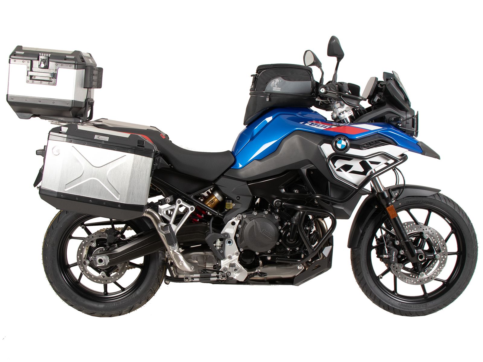 Easyrack support de topcase noir pour pont original en acier inoxydable pour BMW F 800 GS (24-)