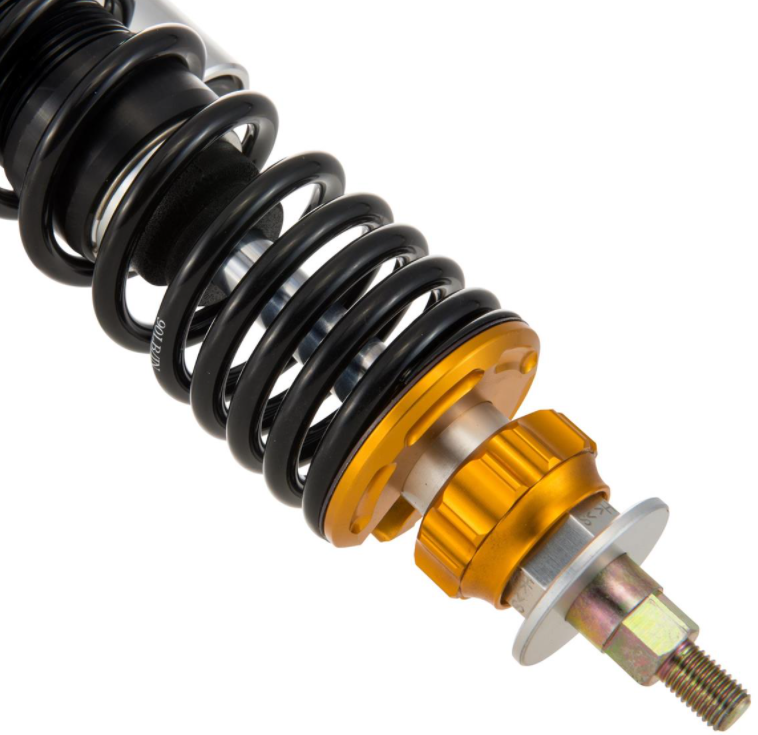 Amortisseur "Black Edition", avant pour Vespa Primavera/Sprint 50 -150ccm 2T/4T AC, argent/orange