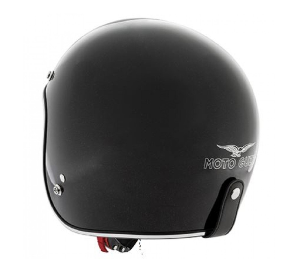 Moto Guzzi casque jet Metalflank casque noir