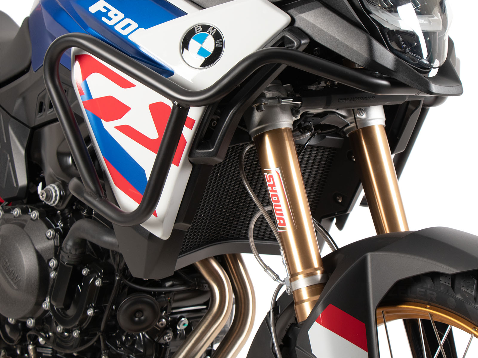 Arceau de protection du réservoir noir pour BMW F 900 GS (24-) Hepco & Becker